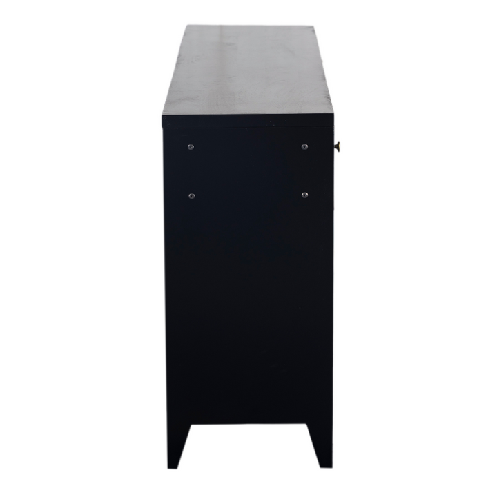 Frazer Black Console Table with 3 Drawers - 150cm