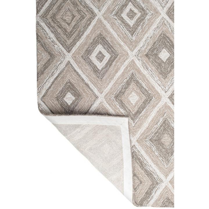 Alexandria Multicolour Beige Diamond P.E.T Indoor Outdoor Rug