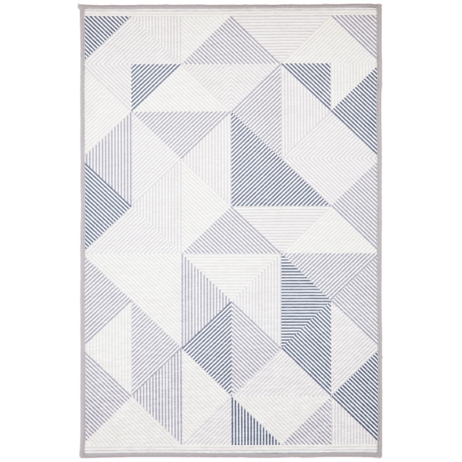 Annaba Monochrome Modern Non Slip Large Rug