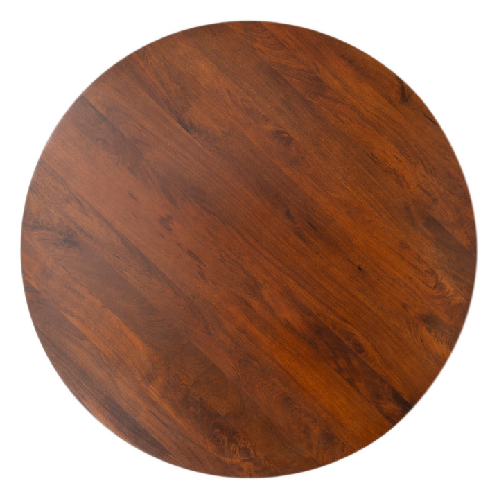 Arese Round Solid Mango Wood Dining Table – 150 cm