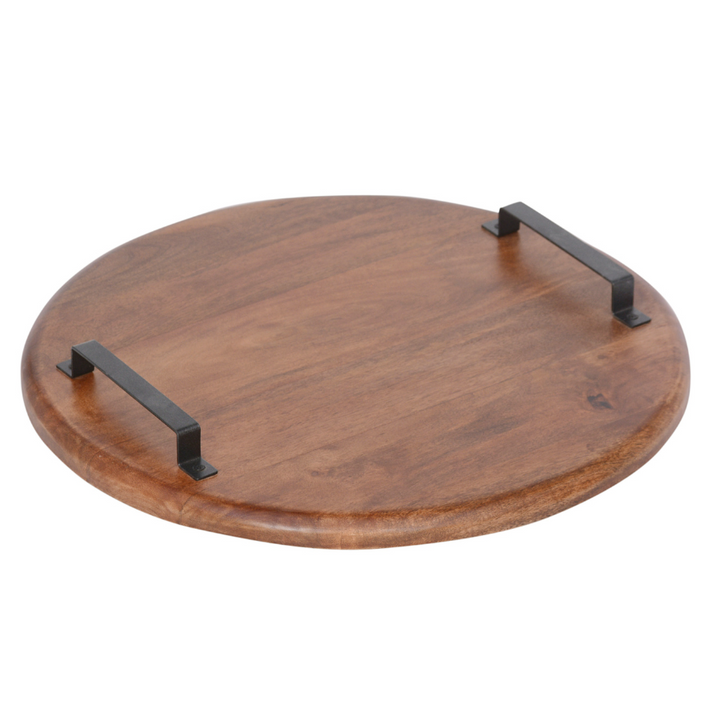 Duqqa Mango Wood 50x50cm Round Serving Board