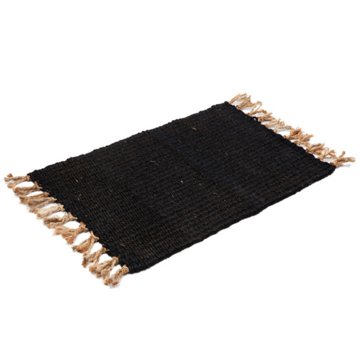 60x90 CM Estate Charcoal Black Jute doormat