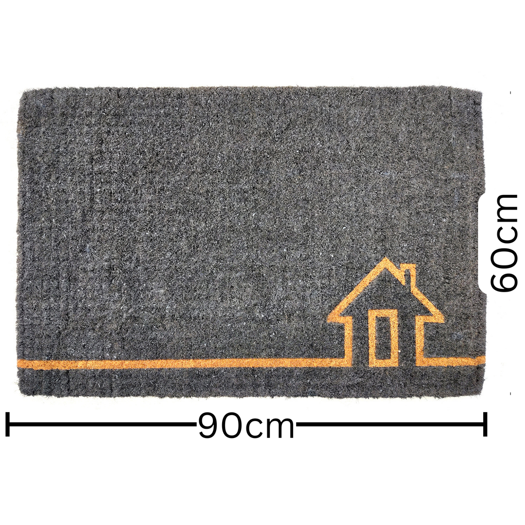 Ghar Grey Coir Doormat