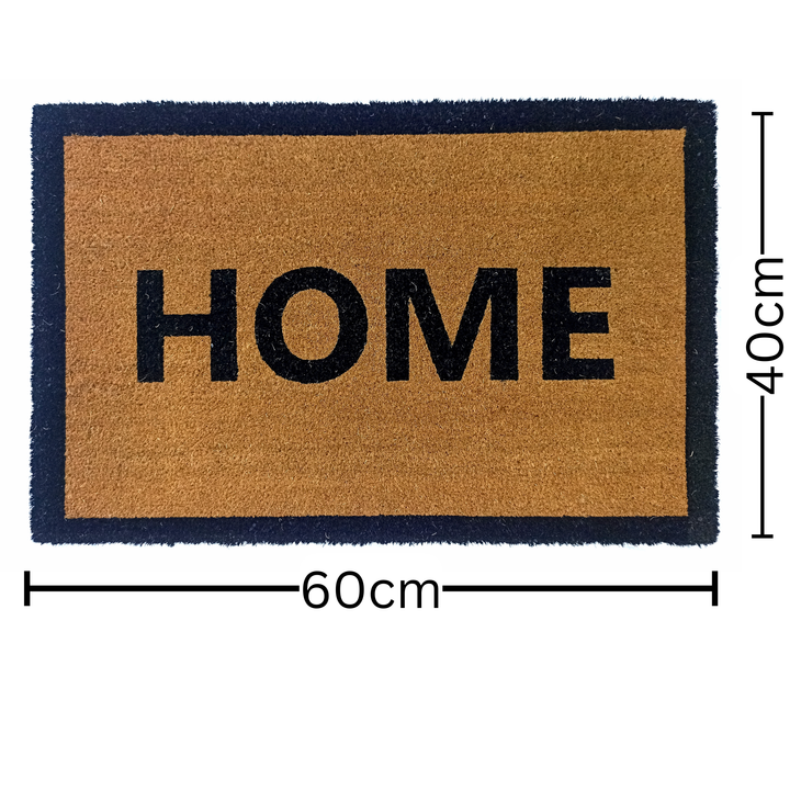 Home Border PVC Backed Coir Doormat