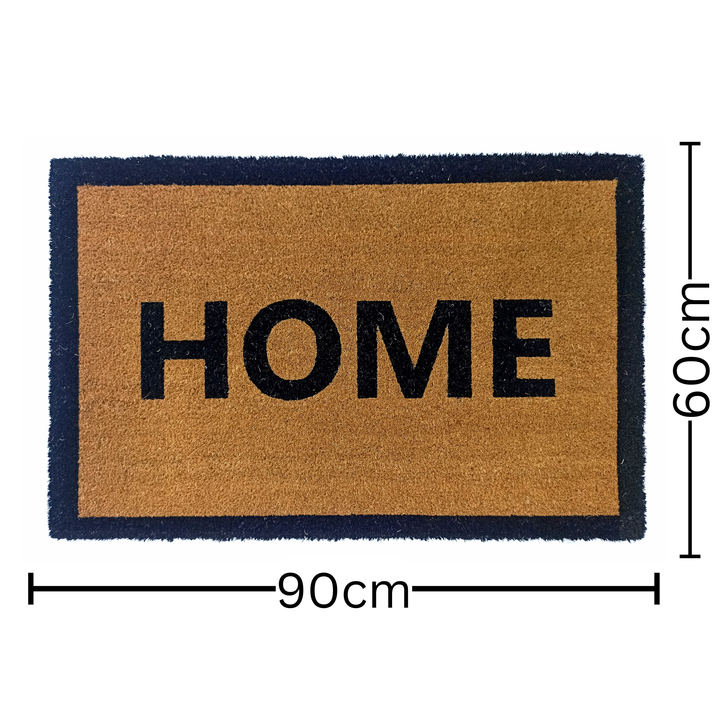 Home Border PVC Backed Coir Doormat