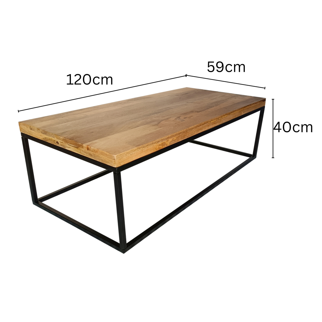 Jal Mango Wood Large Coffee Table