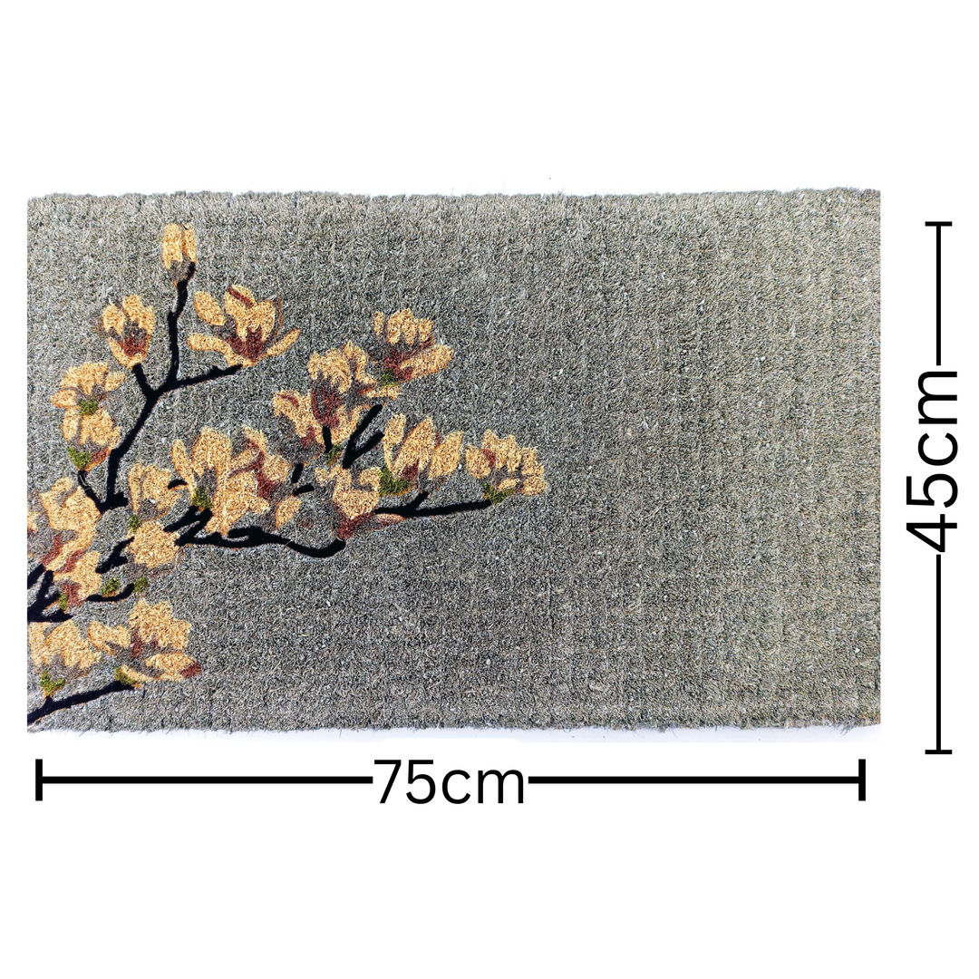 Magnolia Grey 100% Coir Doormat