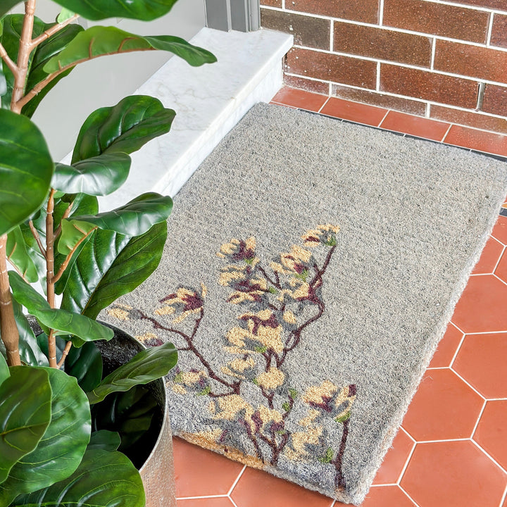 Magnolia Grey 100% Coir Doormat