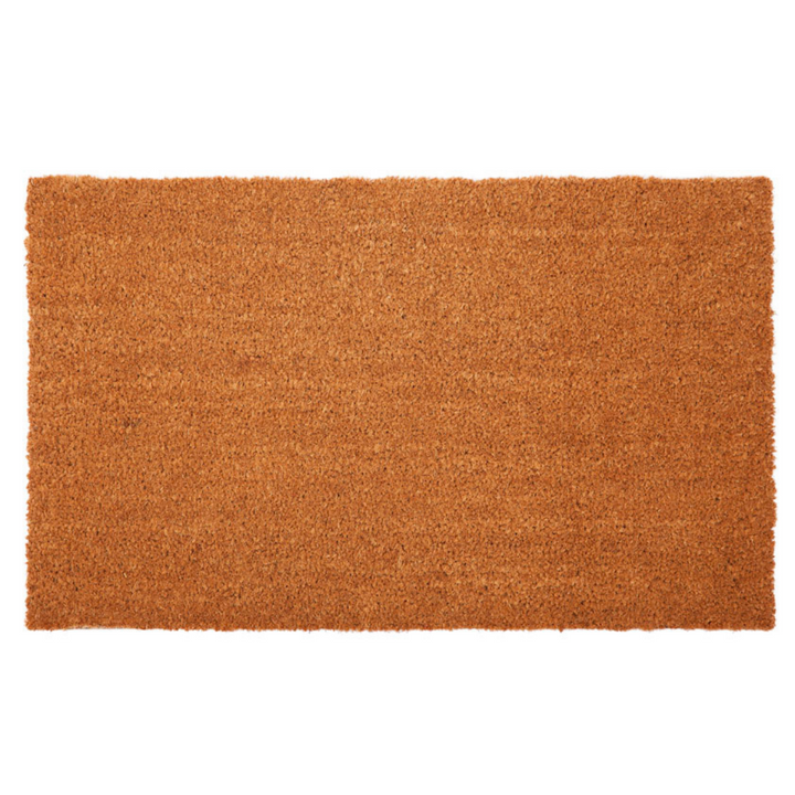 Nubra Plain Natural pvc backed Coir Doormat