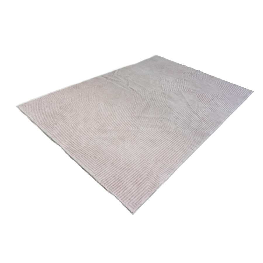 Pam Beige Machine Washable Large Rug