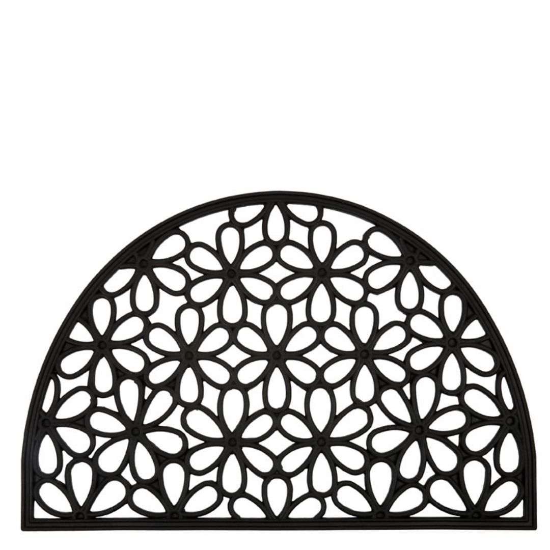 60x90 cm Perisa Decorative Half Round Rubber Doormat