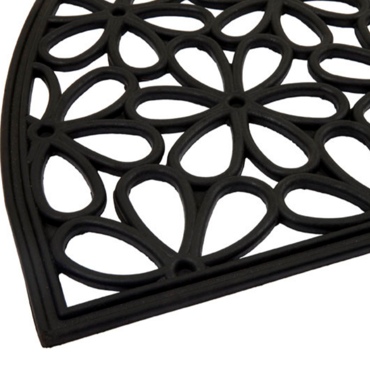 60x90 cm Perisa Decorative Half Round Rubber Doormat