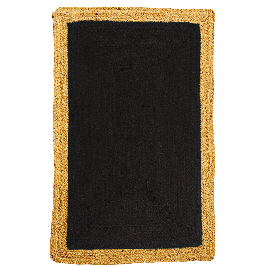 Phoenix Black Jute Rug