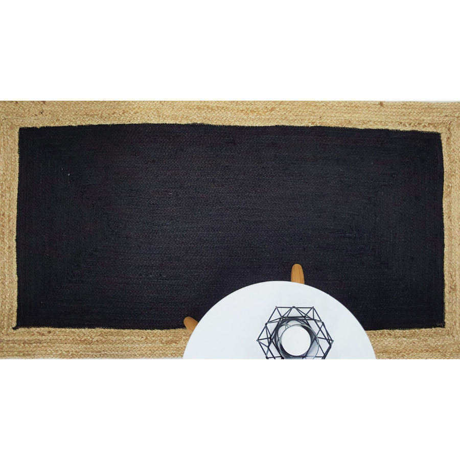 Phoenix Black Jute Rug