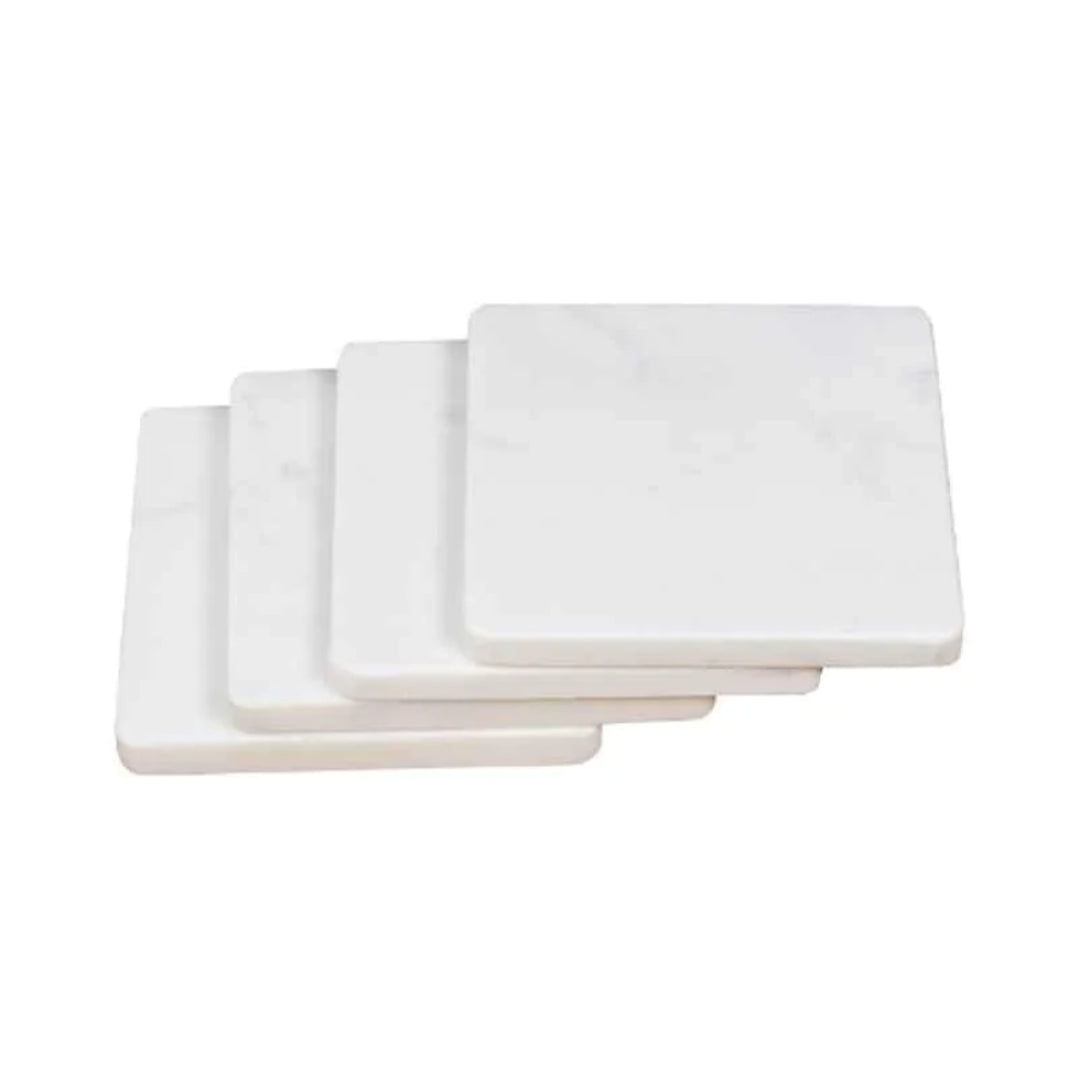 Set of 4 Watson Marble 10 cm Square Coaster