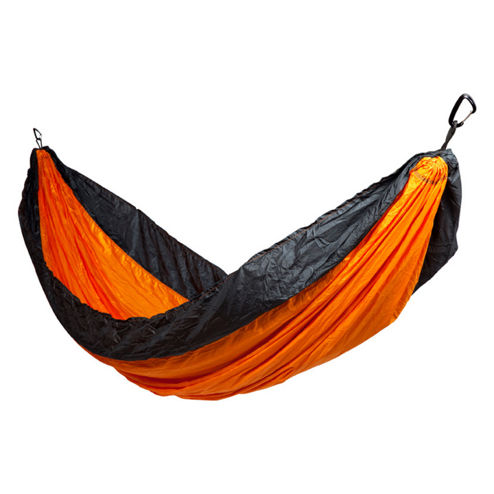 Travel Hammock - Dark Cheddar Body & Blueberry Border