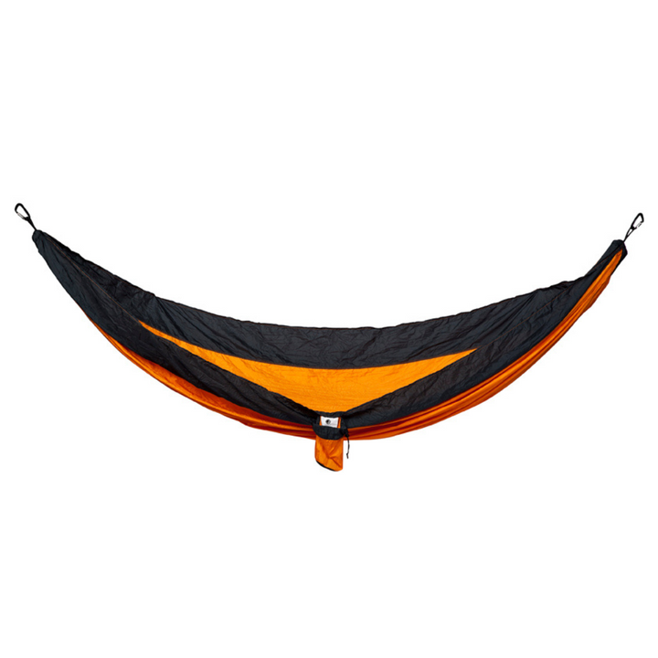 Travel Hammock - Dark Cheddar Body & Blueberry Border