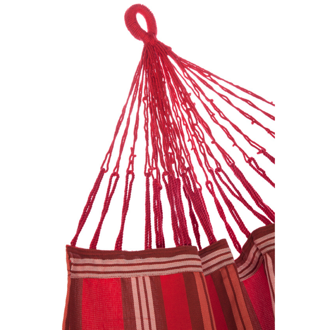 Verano Multicoloured Red 100% Cotton Hammock