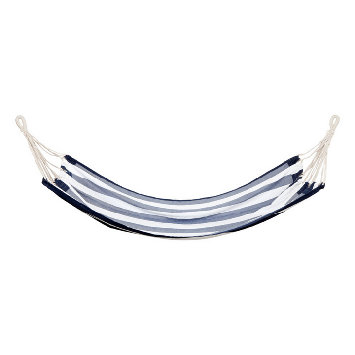 Verano Blue and White Stripes 100% Cotton Hammock