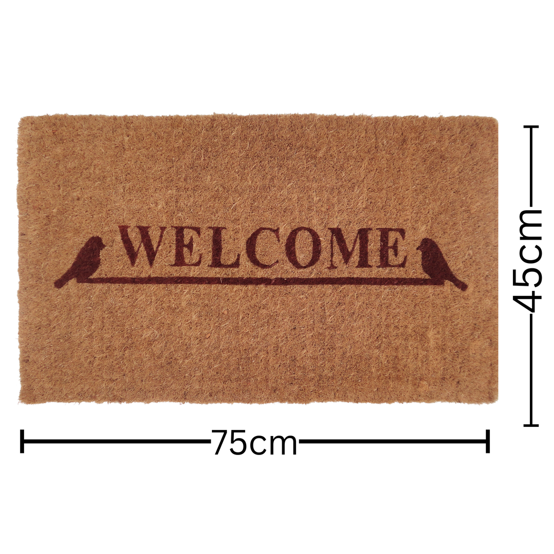 Welcome Thick Coir Doormat