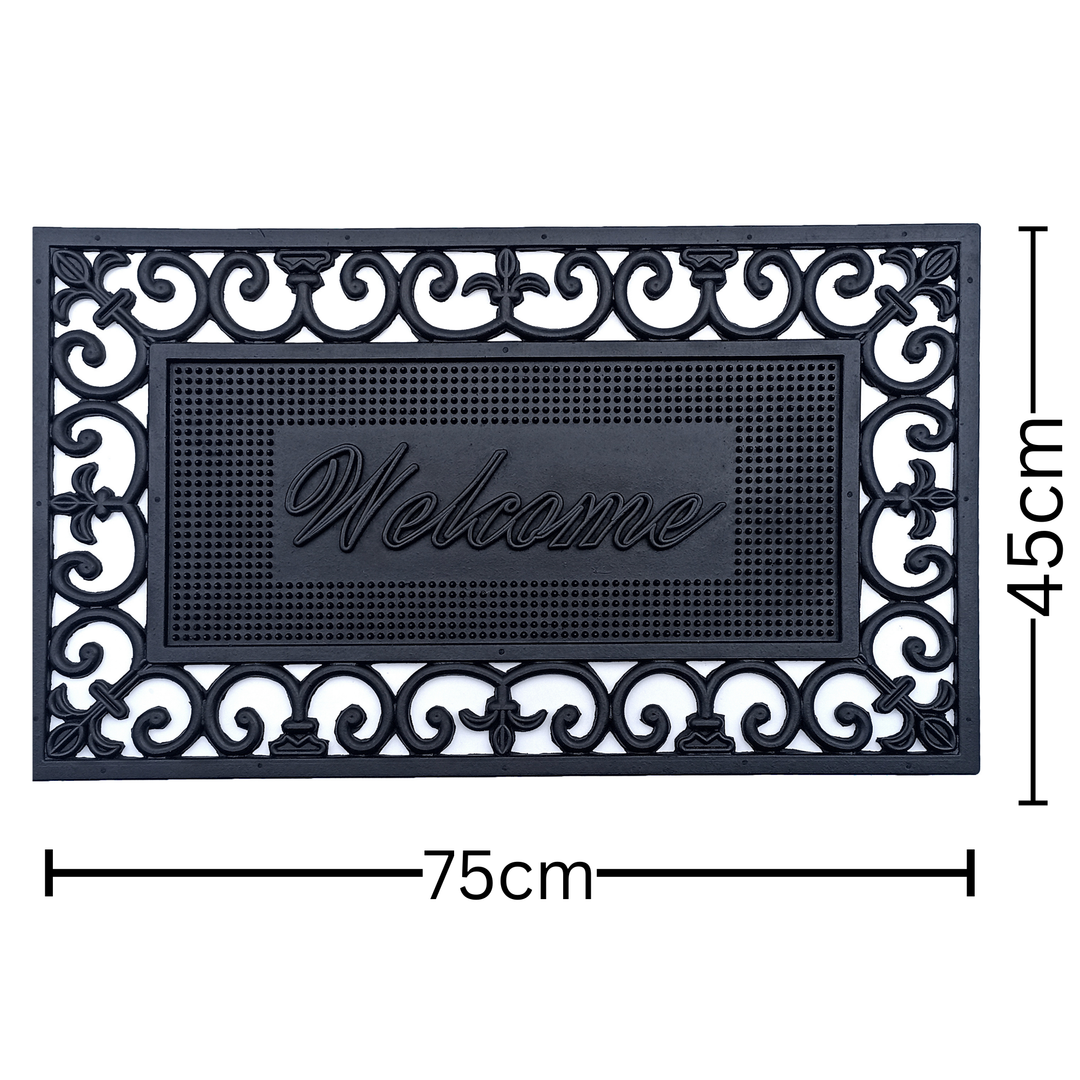 Welcome Rubber Doormat