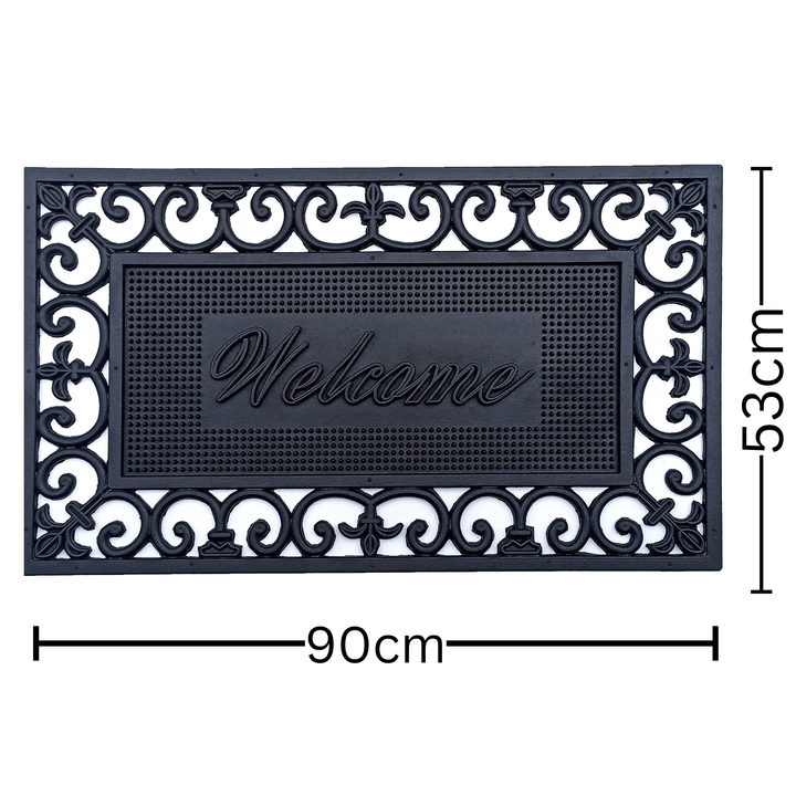 Welcome Rubber Doormat