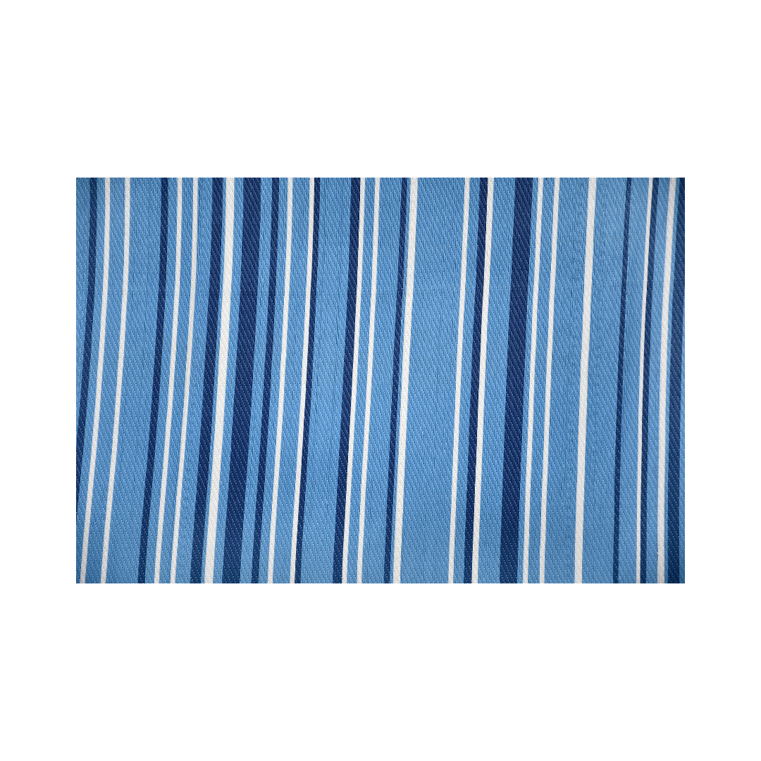 Zenith Blue Stripes Foldable Waterproof Large Camping Mat - 270x360 CM