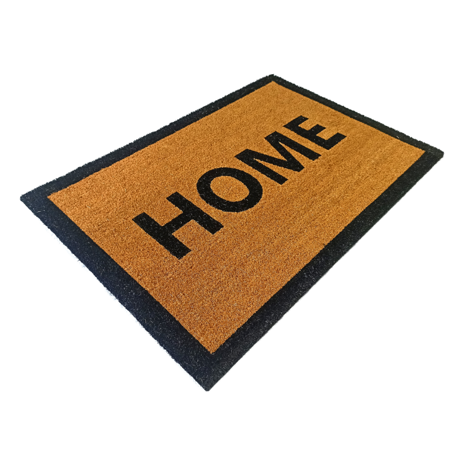 Home Border PVC Backed Coir Doormat - Doormats Fab Habitat