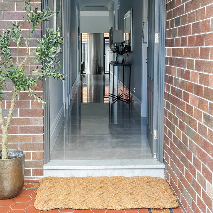 Periyar Plain knotted Coir Doormat - Doormats Fab Habitat