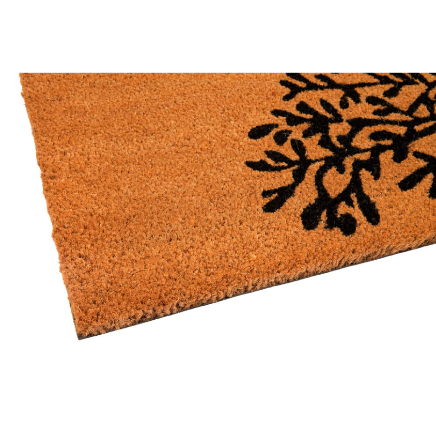 Tree Of Life PVC Backed Long Door Mat For Double Doors - Doormats Fab Habitat