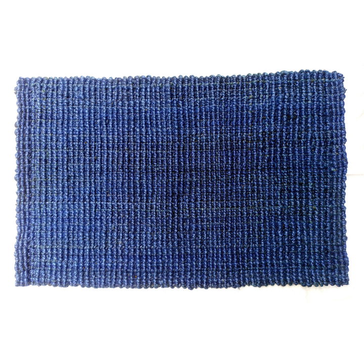 Estate Blue Jute Doormat - 60 X 90 Cm - Doormats Fab Habitat