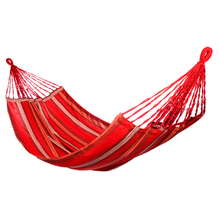 Verano Multicoloured Red 100% Cotton Hammock - Hammocks Fab Habitat