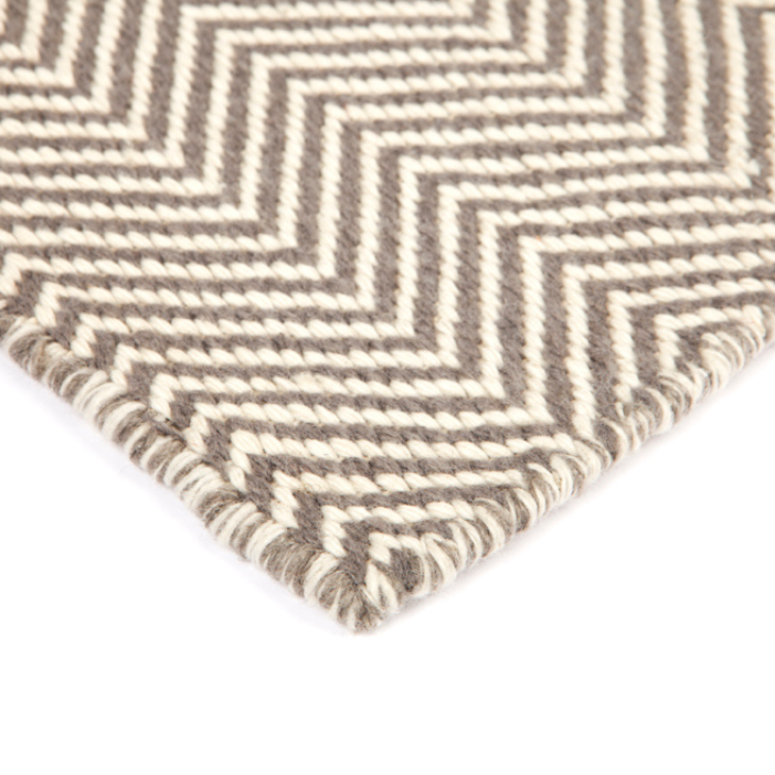 Herringbone Beige Indoor Outdoor Large Rug