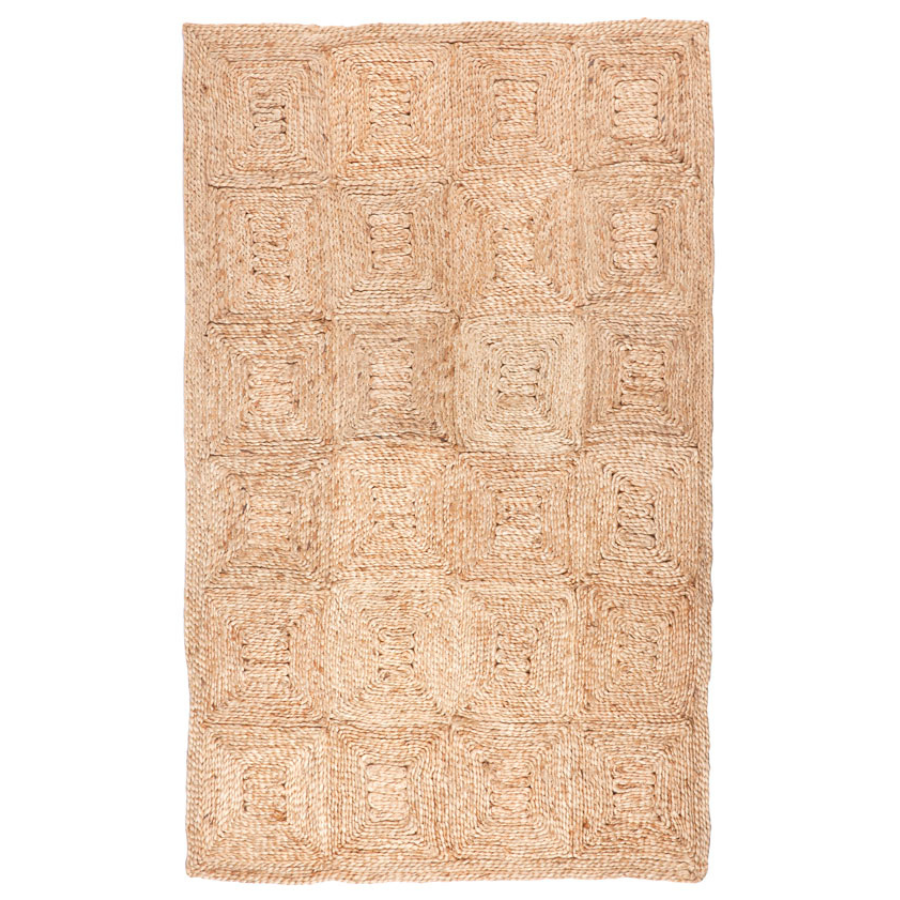 Rishra Premium Eco-friendly Large Jute Rug - Jute Rug Fab Habitat