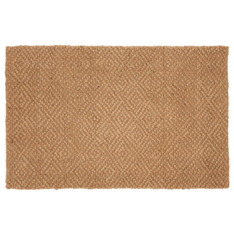 Muthu Diamond Pattern Jute rug - Jute Rug Fab Habitat