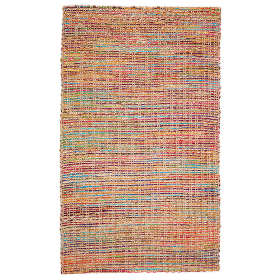 IRIS Multicolour Jute Area Rug - Jute Rug Fab Habitat