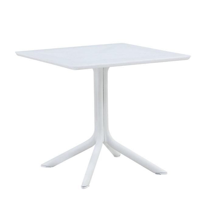 Santacruz White Cafe Table - Outdoor Furniture Fab Habitat