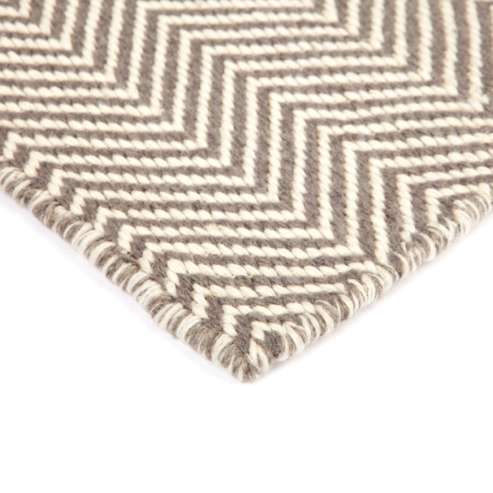 Herringbone Ash Grey Indoor Outdoor Rug - Outdoor Rugs Fab Habitat