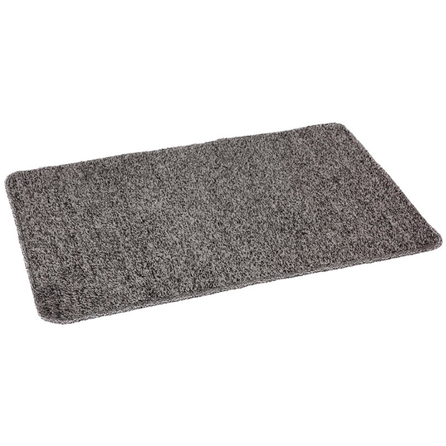 Polycot Grey Bathroom Mat