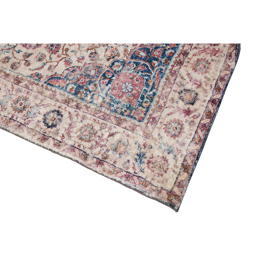 Babylon Multicolour Traditional Distressed Area Rug - Soft And Plush Turkish Rugs Fab Habitat