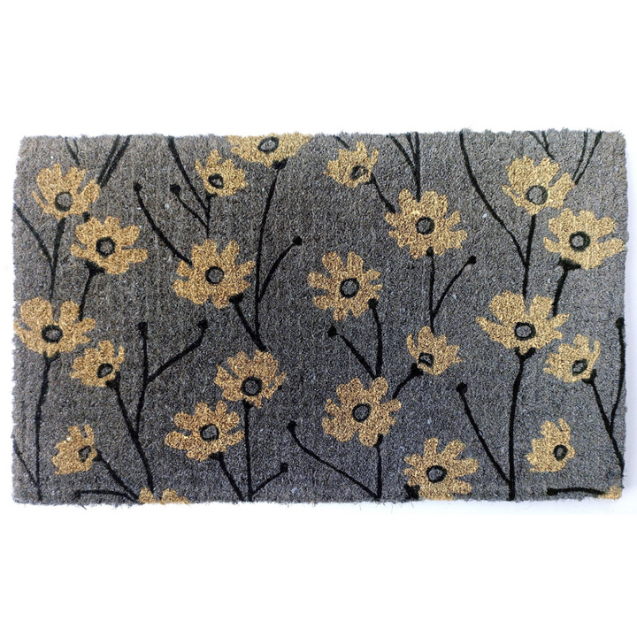 Wild Flowers 100% Coir Doormat